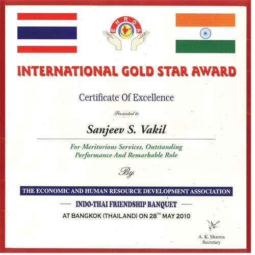 International Gold Star Award Thailand