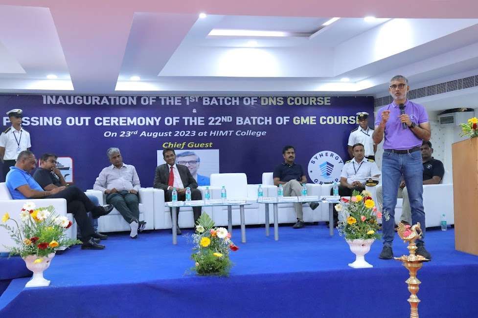 Capt Rajesh Unni, Founder & Executive Chairman, Synergy Marine Group Visit – photo 14