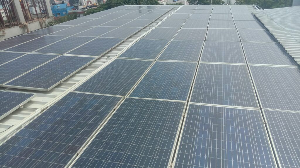 Solar panels at HIMT campus 2